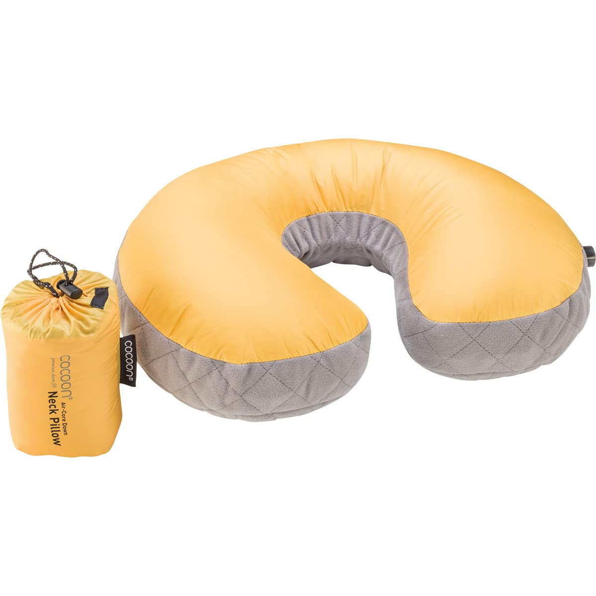 Cocoon Grey U-Shaped Down Neck Pillow, Sunflower