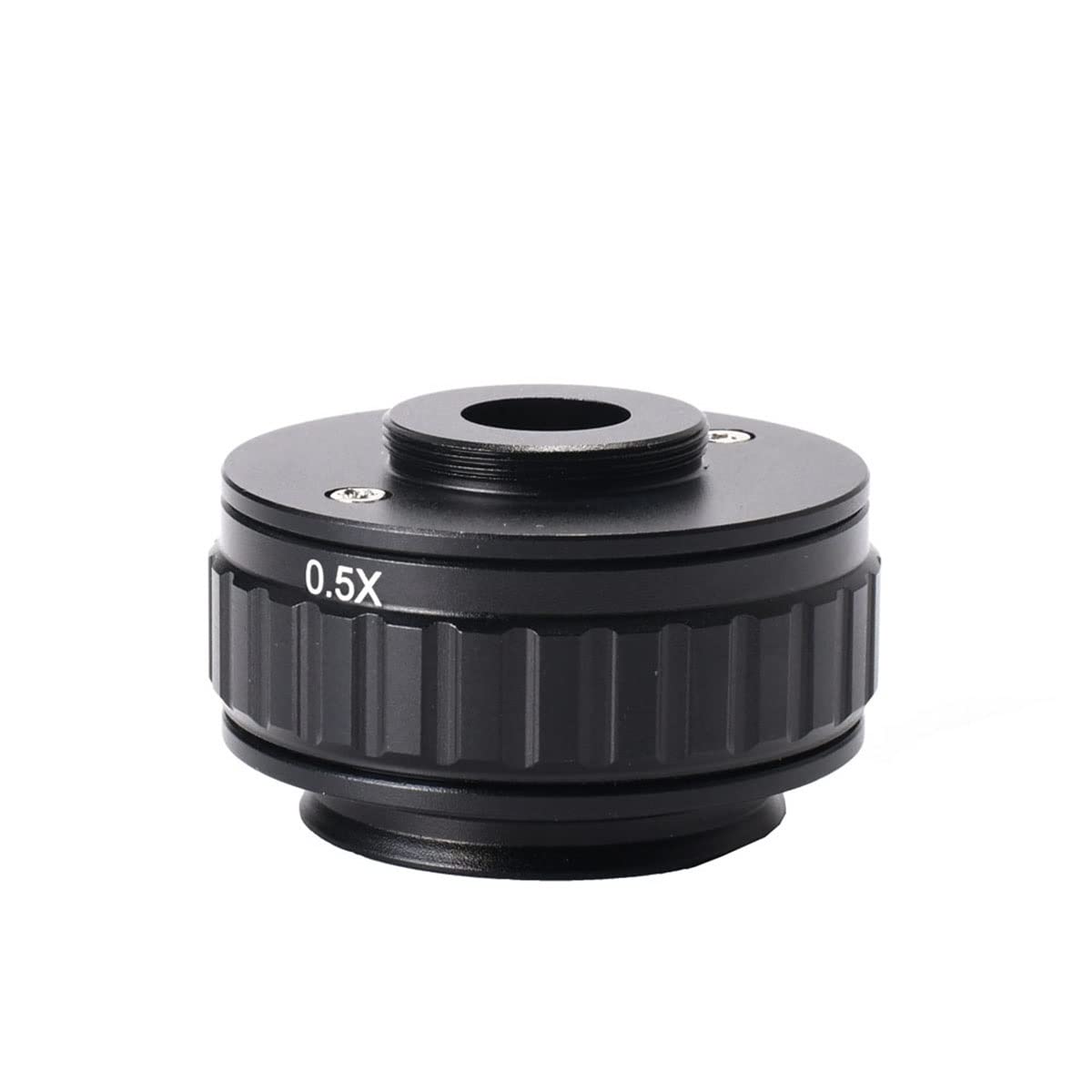 Kit de accesorios para microscopios 0.5x 1/2 Focus Ajustable C-Mount Adapter Microscopio estéreo trinocular Portaobjetos de microscopio