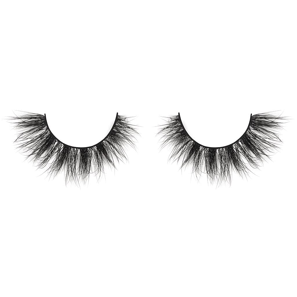 Lilly Lashes Rome 3D Mink Lashes, Mink Eyelashes, The Original Lilly Lash For Wispy & Natural Look, Reusable Eyelashes up to 25x, Fluffy Lashes, Strip Lashes, Lash Glue not Included