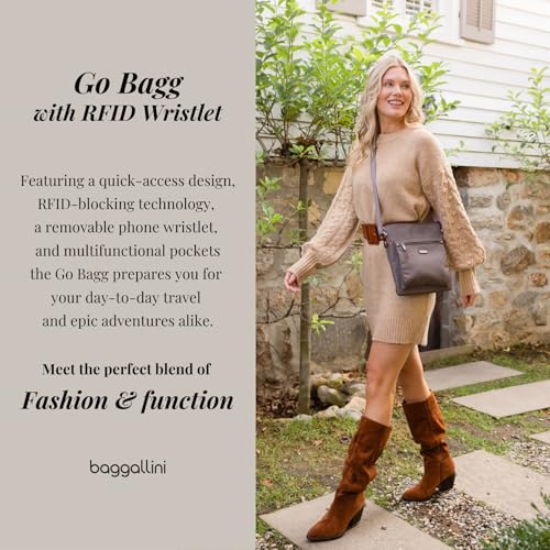 Image of Baggallini womens Go Bagg With Rfid Phone Wristlet
