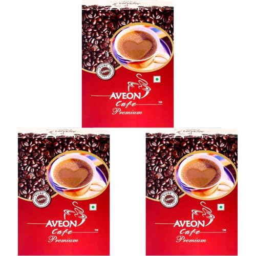 Image of Aveon Cafe Premium Instant Coffee 200g Rich & Smooth Blend of Arabica & Robusta | Finely Agglomerated for Bold Aroma & Flavor (Pack of 3)