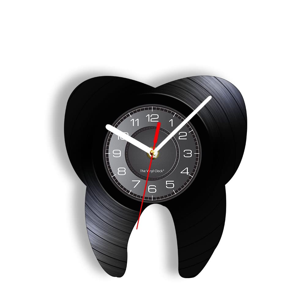 Horloge murale dentaire moderne et silencieuse sans tic-tac pour décoration de cabinet