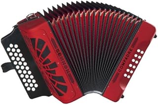 Hohner Compadre GCF Accordion, Red