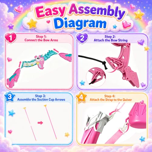 Unicorn Bow and Arrow for Kids DROPS TO - image 6