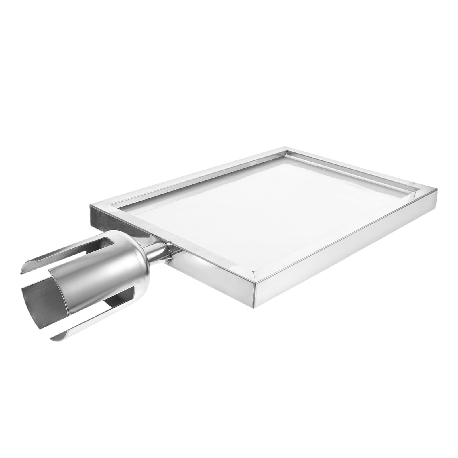 BESTonZON Soporte para Letrero de Pedestal A4 Plateado Vertical 43 Cm Base Estable para Señalización Comercial y Control de Multitudes en Oficinas y Negocios