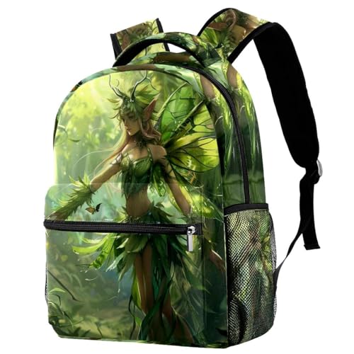 Sac à dos de voyage ergonomique avec porte-bouteille latéral pour les filles et garçons