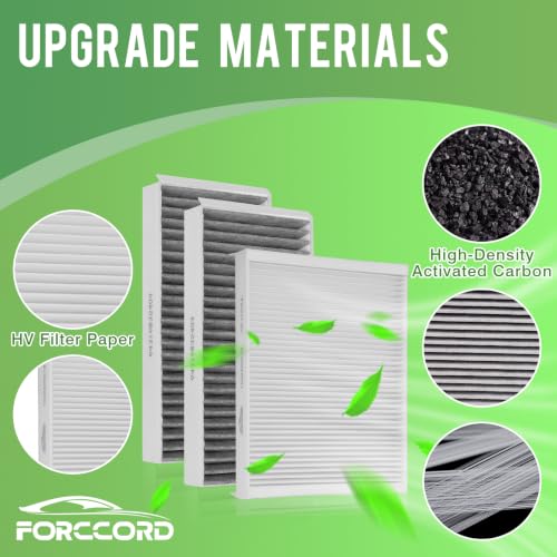 Image of Cabin & Engine Air Filter Kit for Mercedes Benz GLE350 GLE400 GLE450 16-19
