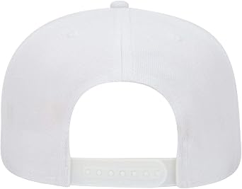 OTTO Wool Blend Twill Square Flat Visor SNAP 6 Panel Snapback Hat