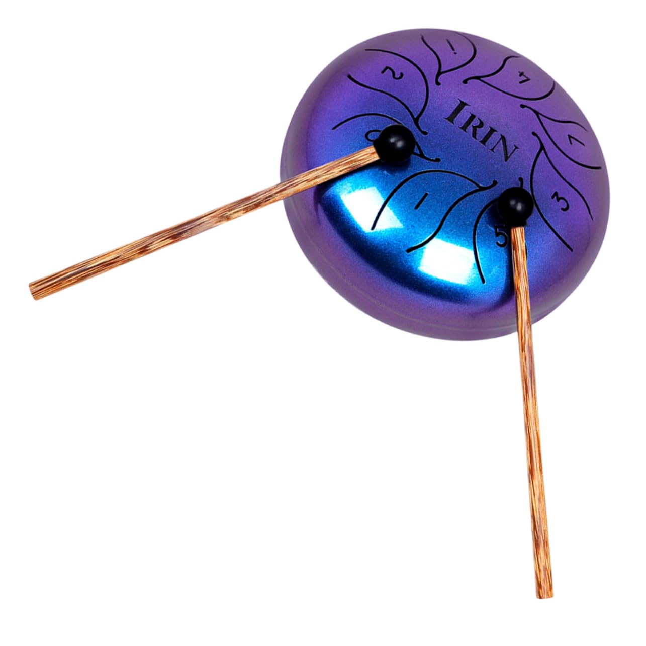 Totority 1Set Hollow Tongue Drum Ethereal Steel Drum for Adults for Music Therapy Relaxation Imagination Durable Melodious Sound Starry