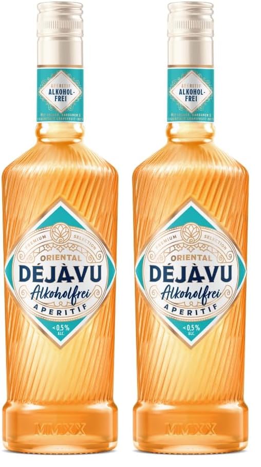 Oriental Déjà-Vu Alkoholfrei | Einzigartig, alkoholfreier Aperitif Genuss | Die Essenz der Ferne I Ingwer, Kardamon & fruchtige Grapefruit-Note | Vereint exotische Geschmäcker dieser Welt | 700 ML
