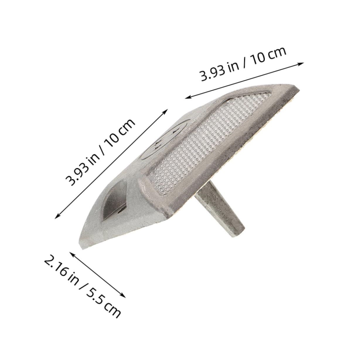 Holibanna 3 series Luces De Carretera Reflector LED De Emergencia Para Carretera Calle Paisaje Pavimento Entrada Advertencia Alta Suelo Exterior Marcador Amarillo 3 piezas*3