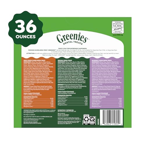 Greenies Petite Dental Dog Treats, Flavor Variety Pack, 60 Count - image 9