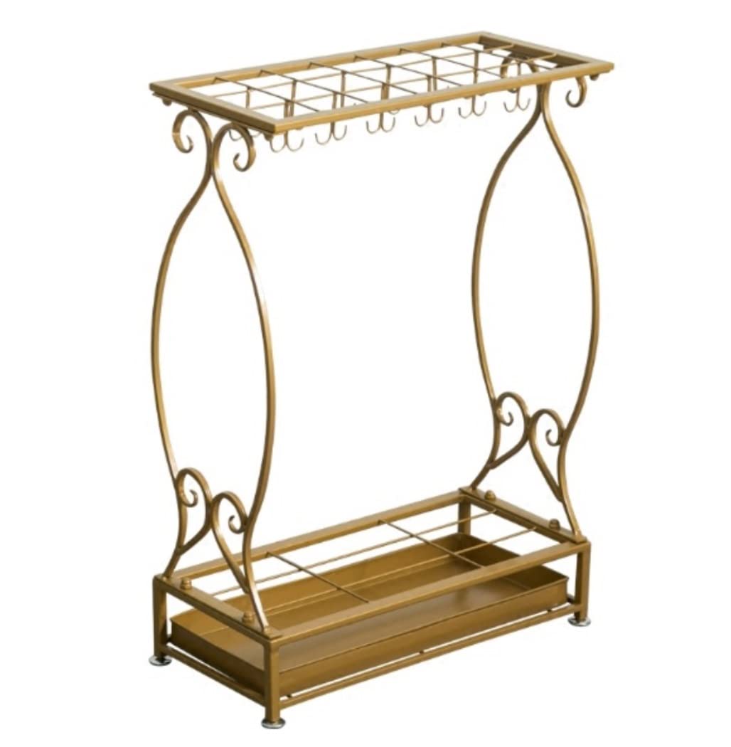 Grand rangement parapluie design métal pour optimiser l'entrée de la maison