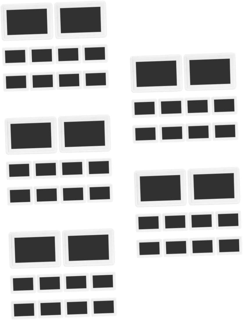 50pcs Sticker Specs Magnets Magnetic Photo Frame for Fridge Decorative Acrylic Picture Frame