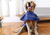 Leggero Regolabile Libero Riflettente Impermeabile Giacca Impermeabile per Cani Cappotto Impermeabile con Cappuccio per le Piccole e Grande Cani Adatto Golden Retriever, Labrador Retriever Samoiedo