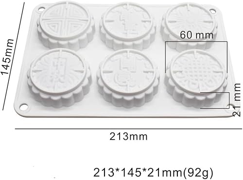 Miniatura 3 de Molde De Silicona 6 Flower Silicone Cake Mold Handmake Diy Bread Mould Silicone Moulds For Cake Mooncake Mold Cake Tools