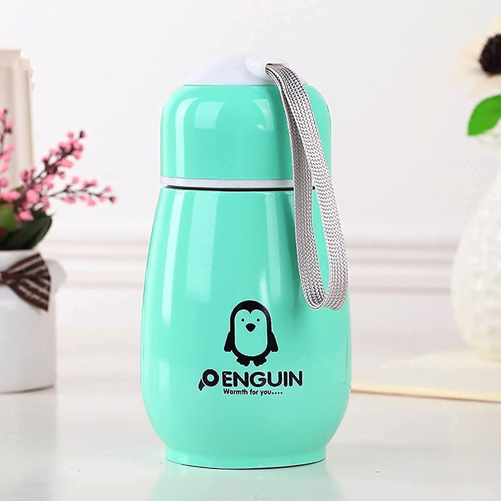 Cassarina™ Water Bottle 150ml Cute Penguin Water Bottle leak proof flask Mug for Kids Travel Cup Bar Supplies Water Bottle