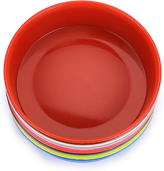 BTSKY Plastic Sorting Bowls, Assorted Colors Set of 10 for Home Storage | Vibrant 10-piece Set for Versatile Use, Ideal for Kitchen Prep, Snacks or Organizing Small Items Durable & Easy To Clean