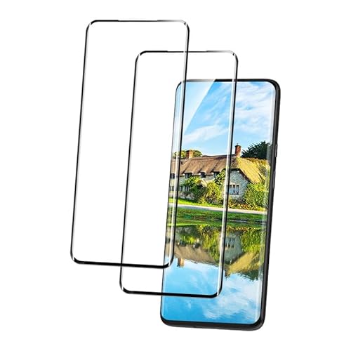 Camokia 2 Stück 9H Festigkeit Schutzfolie für OnePlus 7 Pro Panzerglas,Anti-Staub Panzerfolie für OnePlus 7 Pro Schutzglas,HD Klar Volle Abdeckung Bildschirmschutz