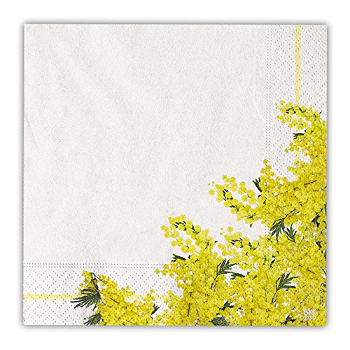 Tovaglioli Carta Mimose pz.20 cm.33x33