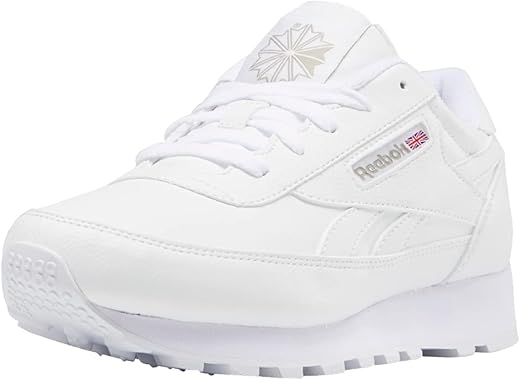 Reebok Women Classic Renaissance Sneaker, White/Steel, 8