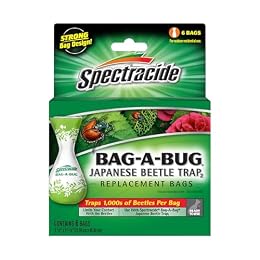 SpectracideBug Japanese Beetle Trap Disposable Bags, 6 Count (Pack of 12)