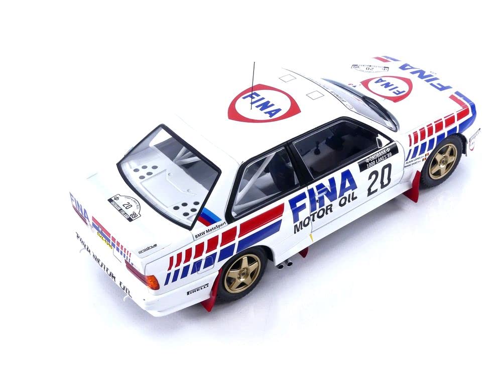 Maquette BMW M3 E30 1989 - Bleu Foncé Métallisé, échelle 1:18, Ixo Models - Neuf Sous Boîte
