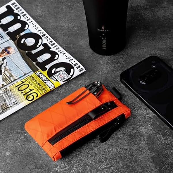 ALPAKA Zip Pouch Pro минималистичный кошелек на молнии с RFID-блокировкой держателем для идентификационных карт кошелек на молнии для мужчин с отделением для инструментов