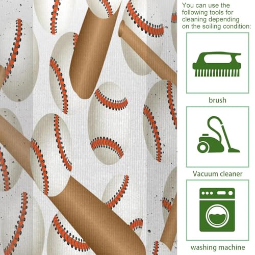 Alfombrillas de cocina para evitar resbalones, alfombras de béisbol absorbentes VAPOKF 5