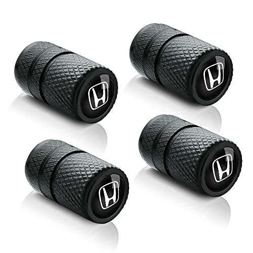 Tire Valve stem Cover is Suitable for Honda CRV CR-V Accessories Valve stem Cover is Suitable for car Truck SUV Motorcycle Wheel Accessories 4 Pieces (Gray)