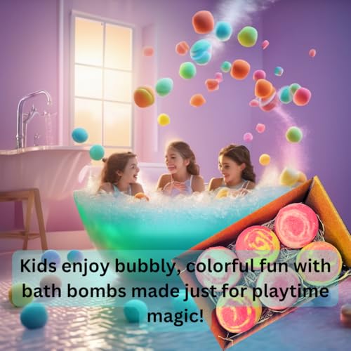 Image of fluorescent Bath Bomb - spa - |Refreshing hot water bath hydrating moisturizing enchanting Fizzy Aromatic Bath Bomb (75 g) each - Pack of 6 Perfect Hamper for Women Men (FLORESCENT)