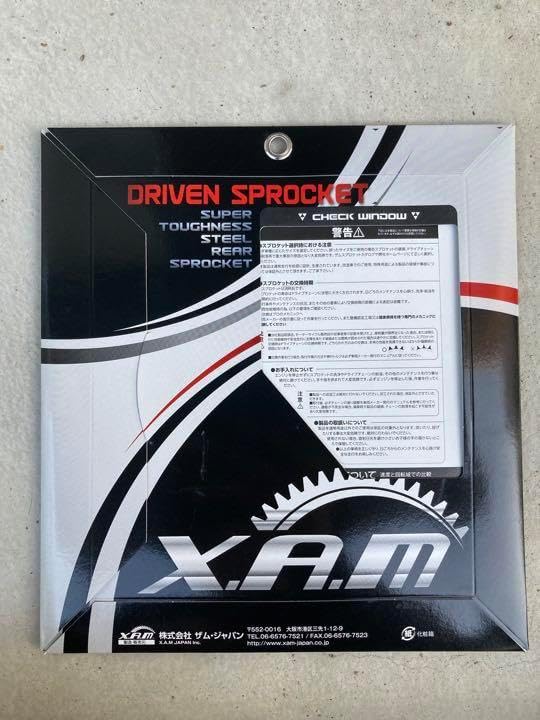 XAMスプロケット ADVANTAGE XAM&DID ゴールド ドライブチェーン&前後