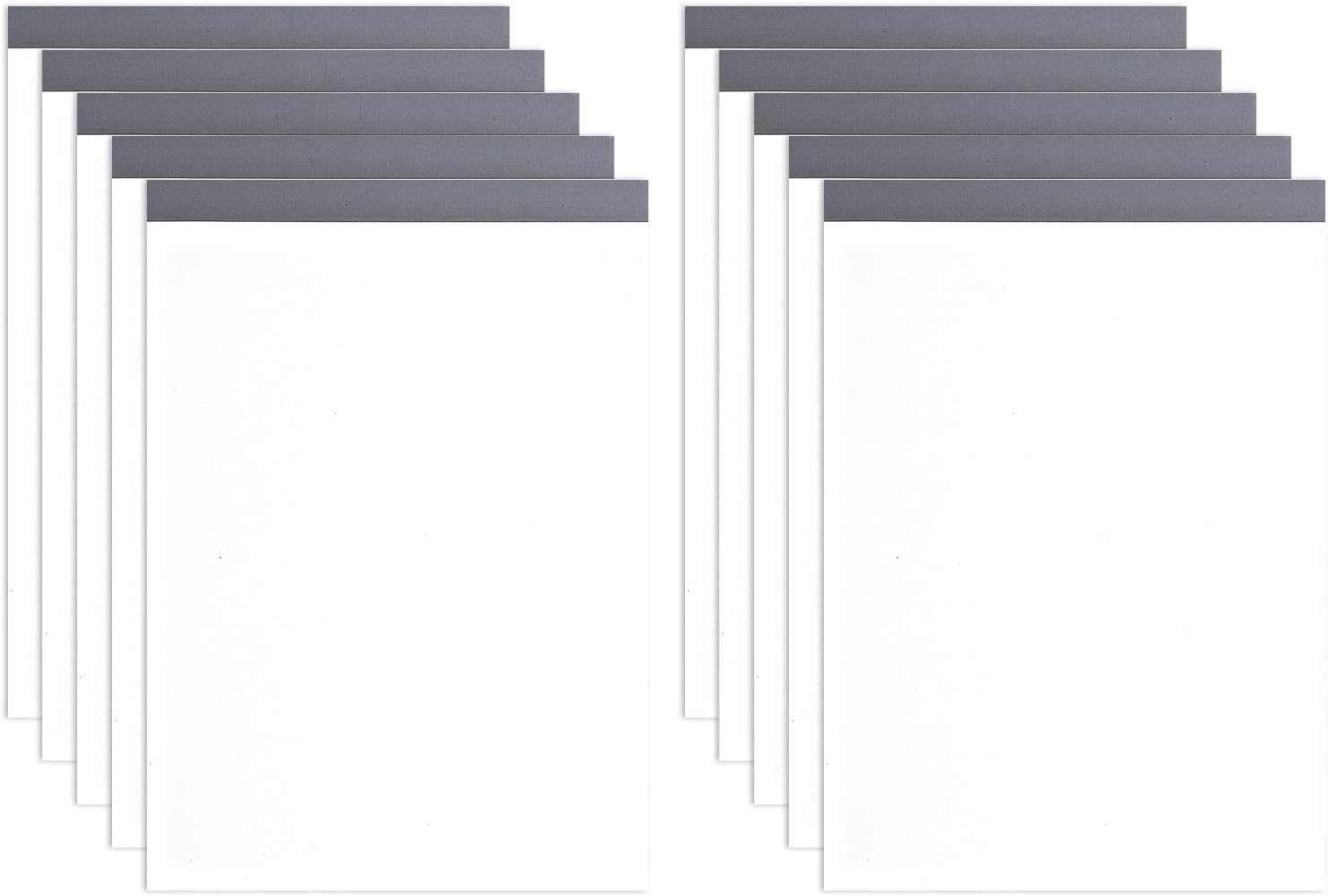 M&G 4x6 Pocket Note Pads, 10 Pack A6 Small Legal Pads 70 Sheets Mini Notepads Writing Pad College Blank Calculus Memo Paper Tablet Kraft Cover for Work Writing Note Taking Math Drawing