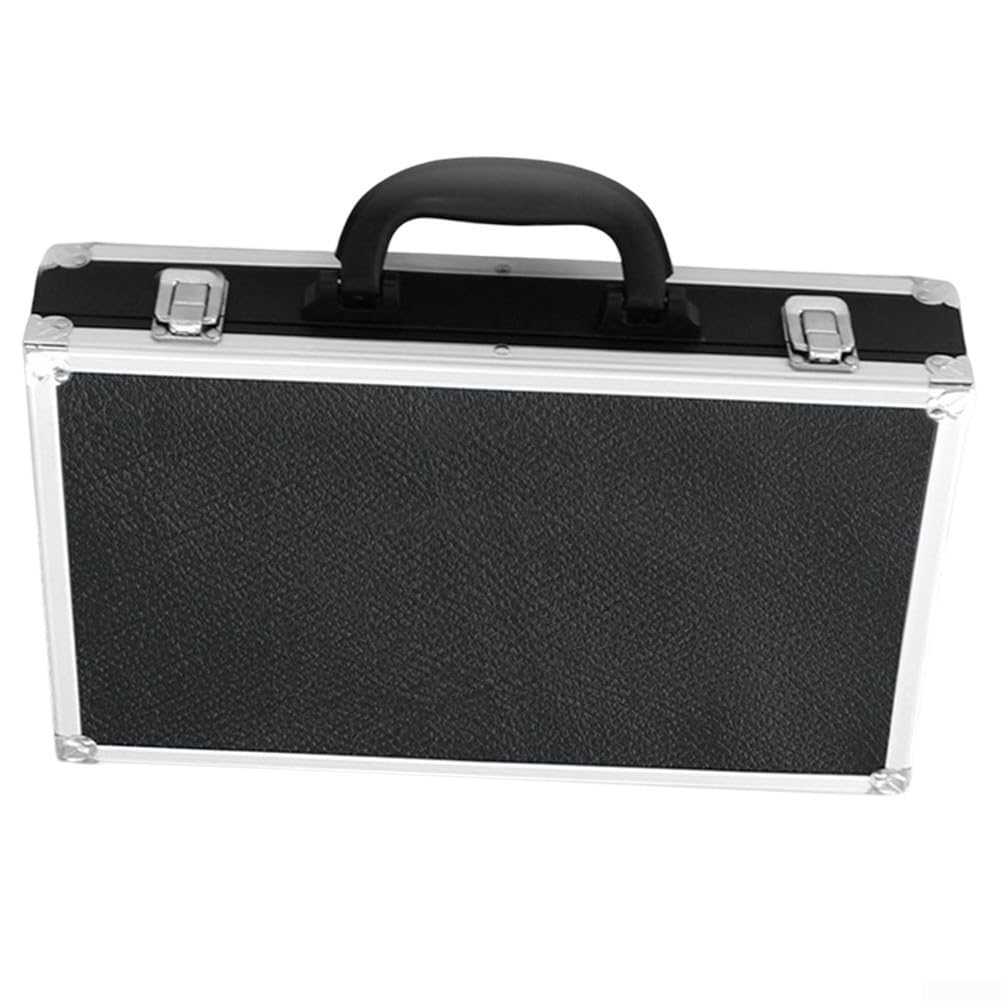 QuivyLivy Billiard Ball Case for Pool and Snooker, Hard Shell Storage Box with Aluminum Frame, Protective Suitcase for 16 US or 22 UK Balls, Portable Carry(For 22 Ball)