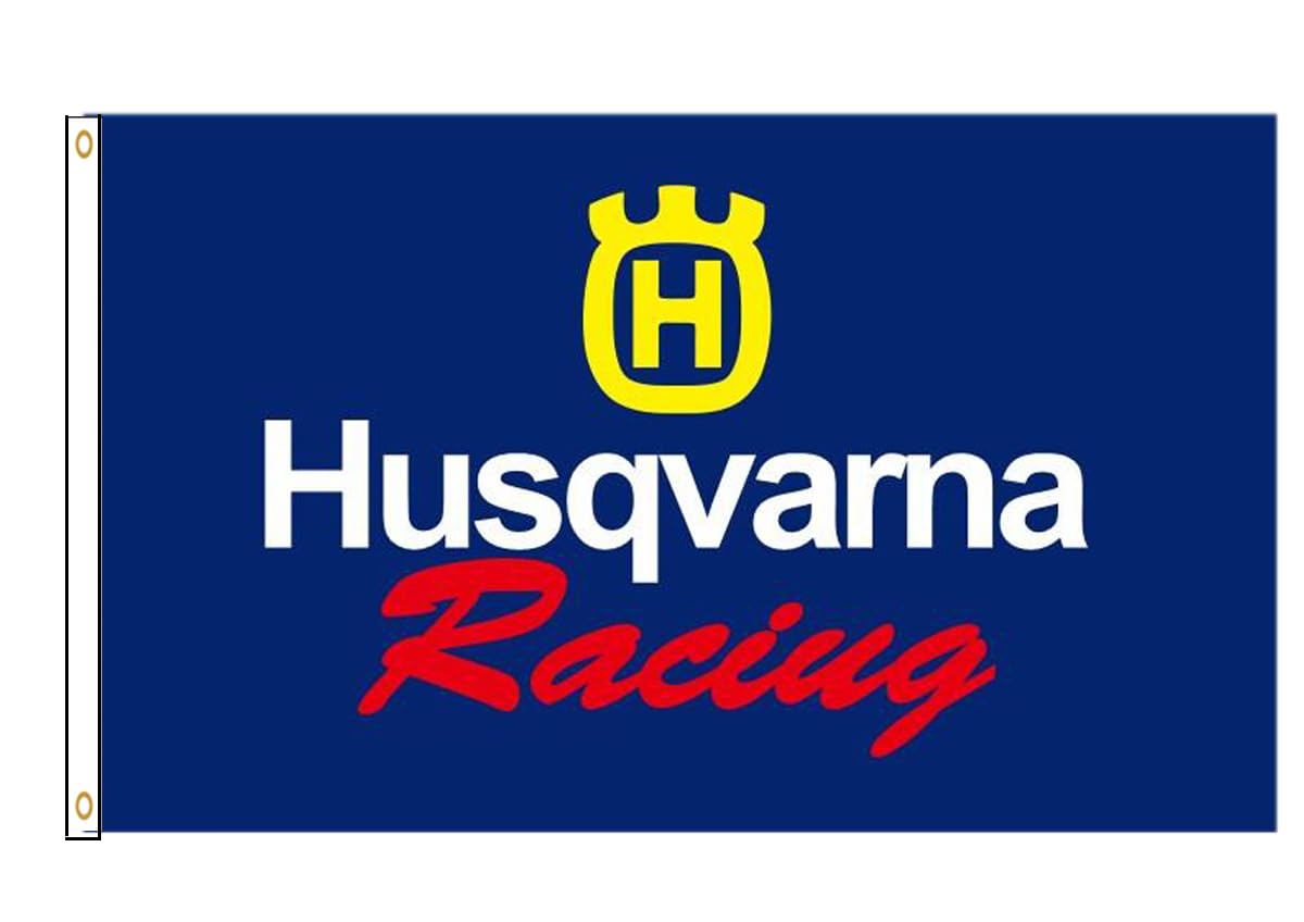 Yerchic Hu Flag 3x5ft Motorcycle Banner Polyester Flag For Garage Room Man Cave