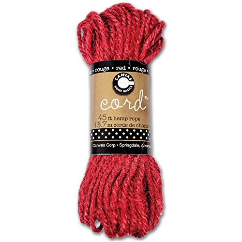 Canvas Corp Hemp Rope 45', Red