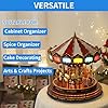 TamBee 6 inch Lazy Susan Turntable Organizer Acrylic for Spice Rack, Cake, TV, Laptop, Crafts, Kitchen, Cabinet, Pantry Decorating Black #5