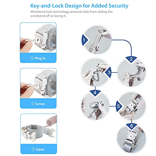 Toddler Harness Walking Leash- Child Anti Lost Wrist Link - Child Safety Harness - Upgrade With Reflective(6.5Ft) - For Boys And Girls To Disneyland, Zoo Or Mall. (Pink) #TOP5