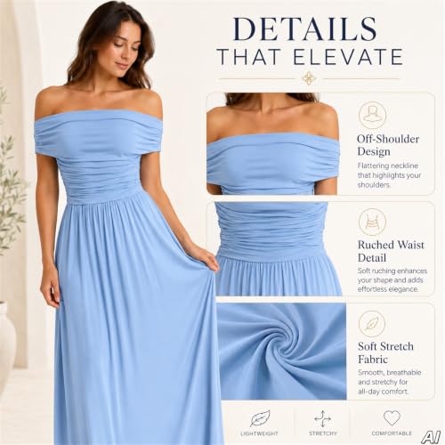 Robe de soirée fluide plissée de la collection estivale chic 2026