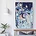 Esdeath Akame Ga Kill Poster Gifts Canvas Painting Poster Wall Art Decorative Picture Prints Modern Decor Framed-unframed 12x18inch(30x45cm)