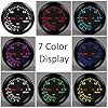 Supmico Universal Car Truck 52mm Pointer Turbo Boost Gauge Meter Kit Bar 7 Color LED Light Pointer Indicator Dail Electronic #1