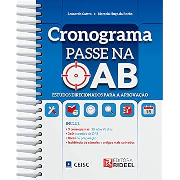 Capa do livro Cronograma da Oab