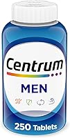 Centrum Multivitamin for Men with Vitamin D3, B Vitamins & Antioxidants - Gluten Free, Non-GMO, 250 Tablets