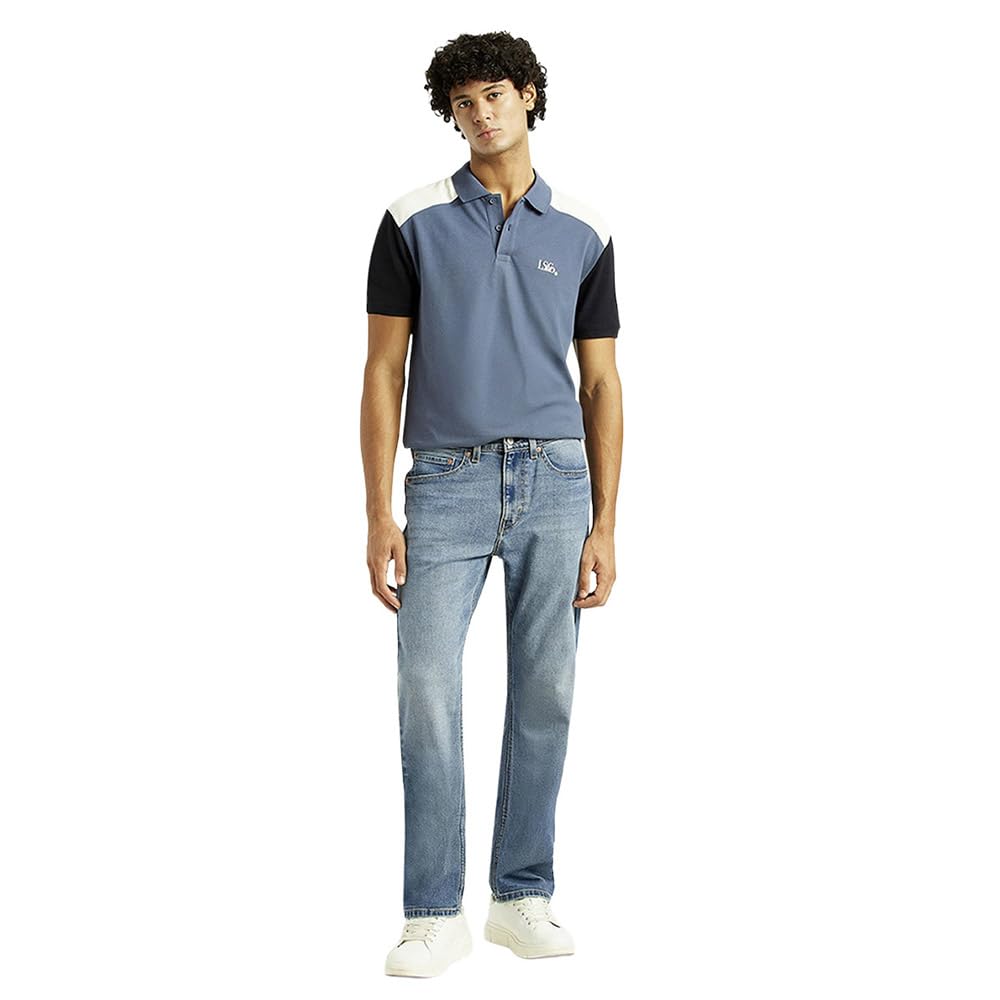 levi's Men's 505 Straight Fit Mid Rise Jeans-picture-13
