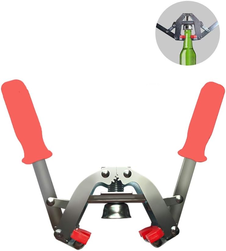 Manual Bottle Capper Accessory for Home Brew Beer Making Lemonade Glass Bottles