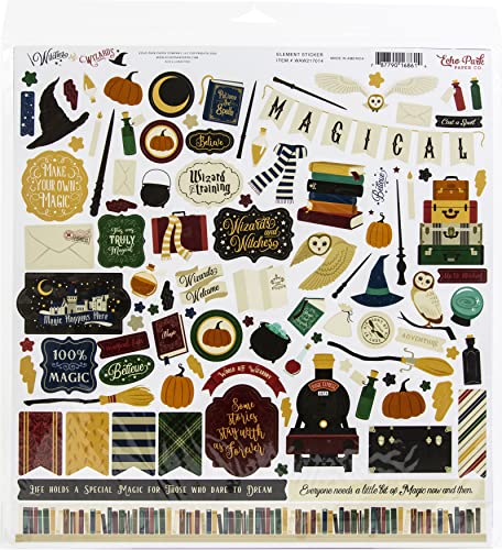 Echo Park Witches & Wizards kit de collection double face aux détails magiques - 2