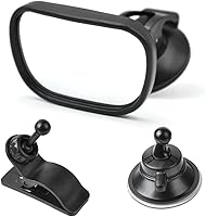 Vista 1 de Kewucn Espejo de coche para bebé, espejo retrovisor interior inastillable, espejo de observación de bebé, espejo retrovisor ajustable para asiento