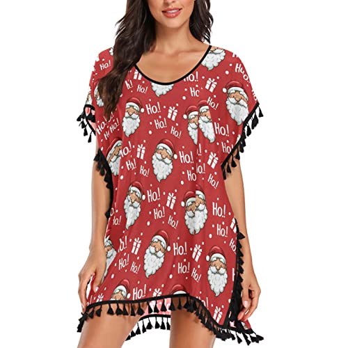 Chic Womens Fashion Stylish Chiffon Tassel Beach Bikini Swimwear Bathing Suit Cover up Dress