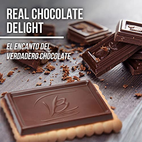 Bauducco Choco Biscuit Cookies -Tub 40 Pk - Crispy & Delicious - Great For Snacks, Dessert & Lunch Box – 2 Cookies Per Pack, Individually Wrapped, 25.3 Oz (Pack Of 40) #TOP4