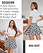 Avidlove Skirts for Women Trendy Short Skirts Drawstring Music Festival Mini Skirt (Gray Plaid,S)